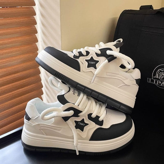 Women's Fashion Platform Lightweight Casual Sports Skate Shoes
