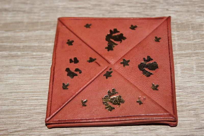 Miss Sheepskin Folding Coin Purse