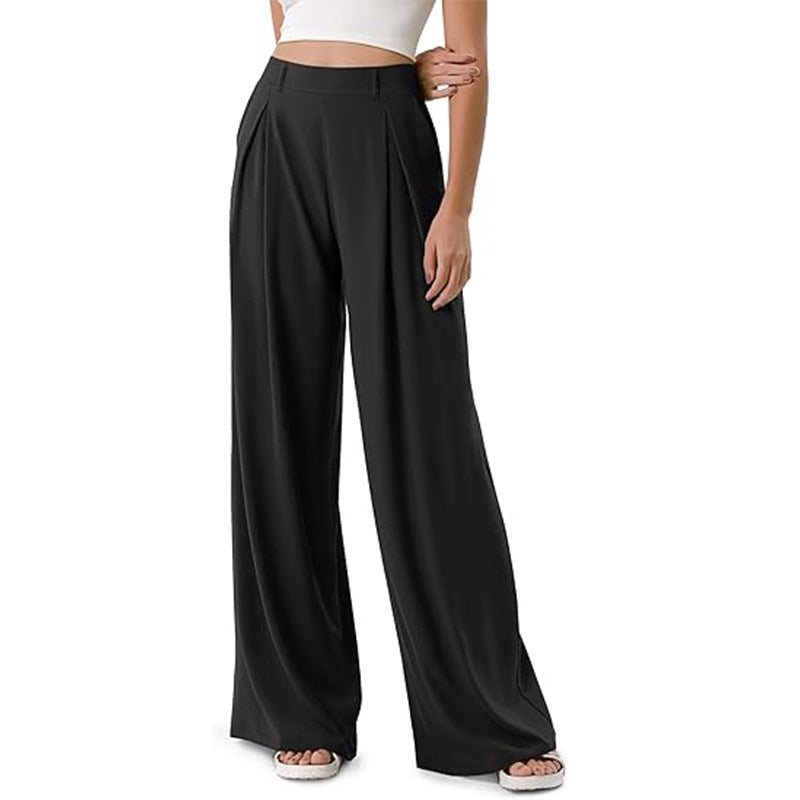 Straight Loose Workout Pants High Waist Commuter Women