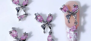 Zircon Nail Art Accessories Bow Heart Moon Irregular Multi-category