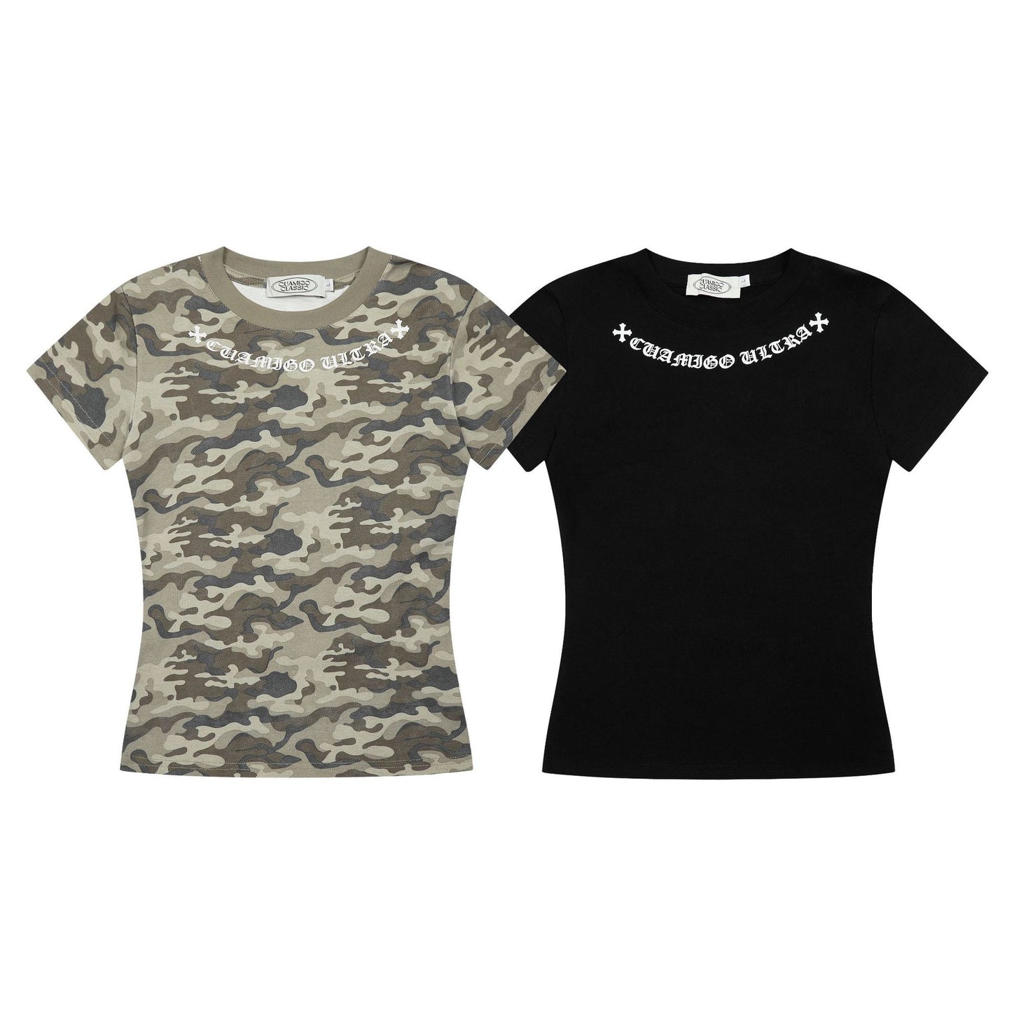 American Retro Hot Girl Personality Short Sleeve
