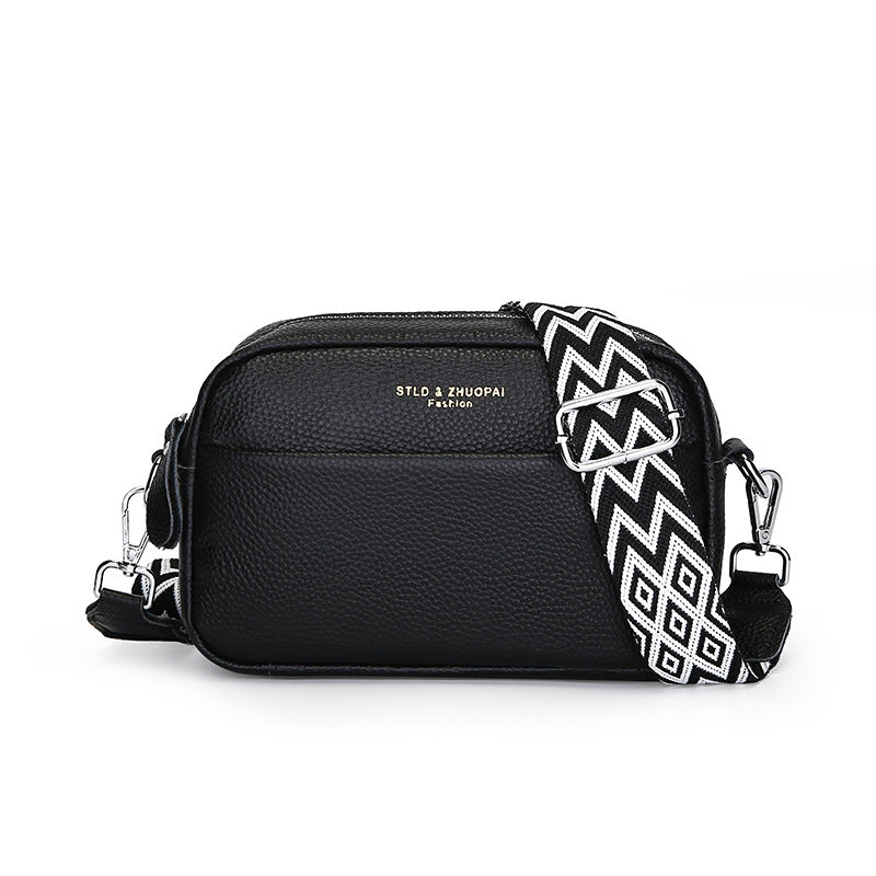 Damemode Enkel Førstelags Læder Enkeltskuldret Crossbody Taske