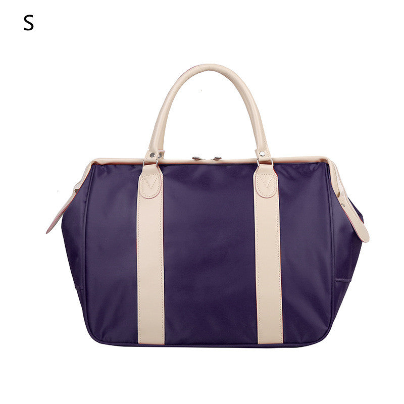 Retro Short Travel Bag Women's Size Light Storage
