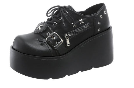 Stylish And Super-cool Chunky Round-toe Dr Martens Boots Designed Specifically For Women