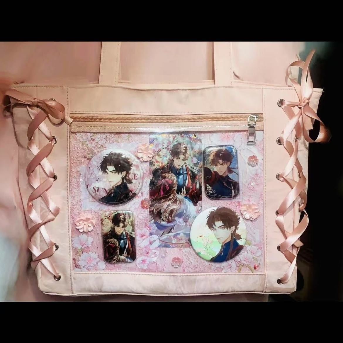 Secondary Transparent Large Capacity Tote Bag