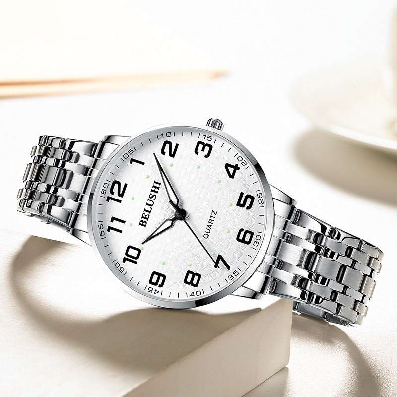 Men's And Women's Fashion Waterproof Luminous Quartz Watch