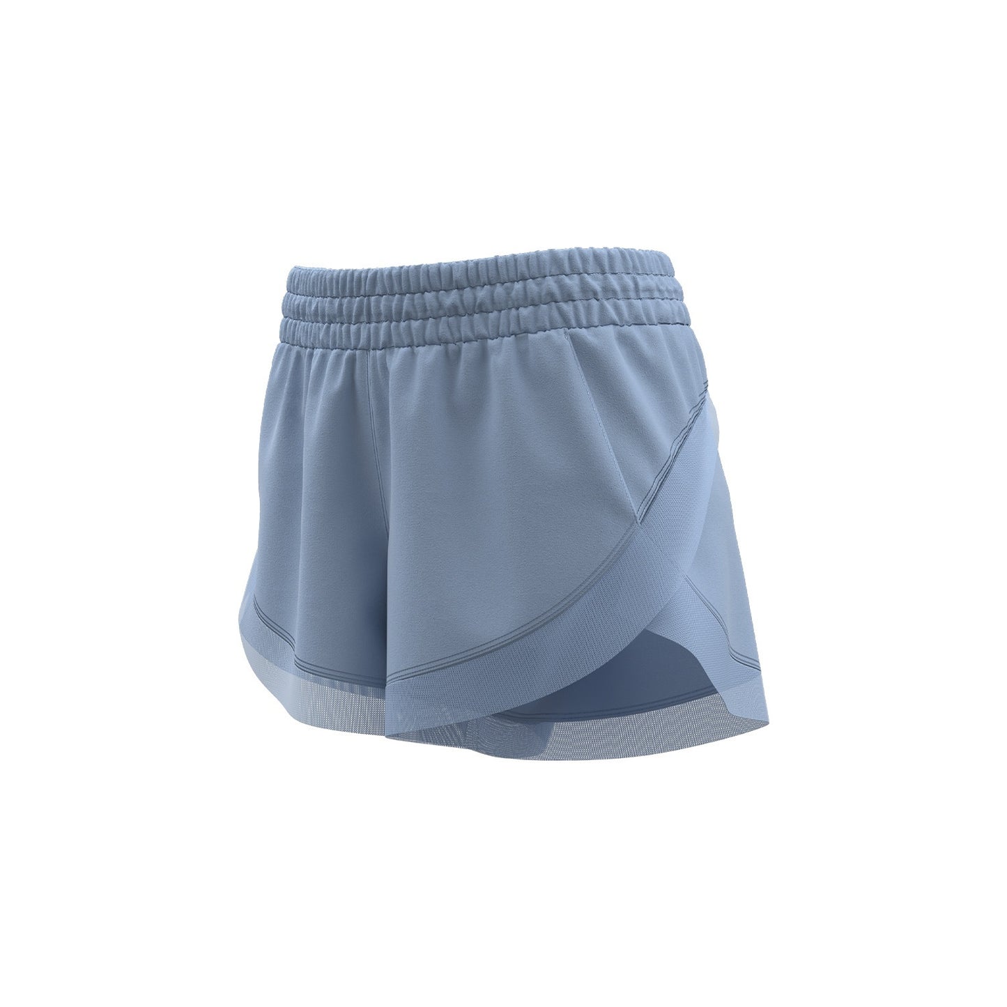 Træningsshorts, sømløse yogashorts med barefølelse og lommer