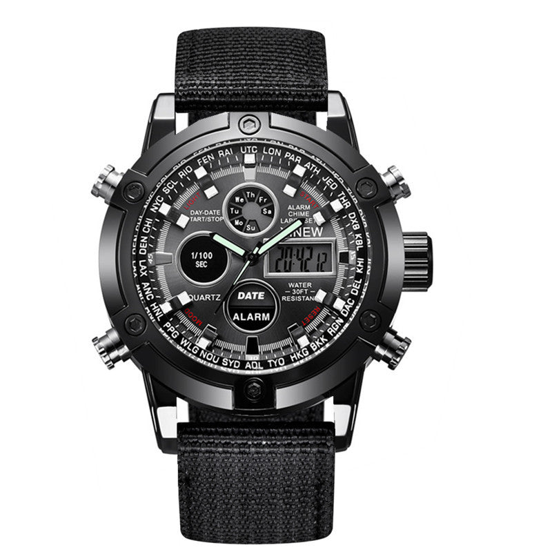 Men's Fashion Belt Multi-functional Watch