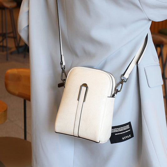 Fashion Shell All-match Genuine Leather Women's Bag