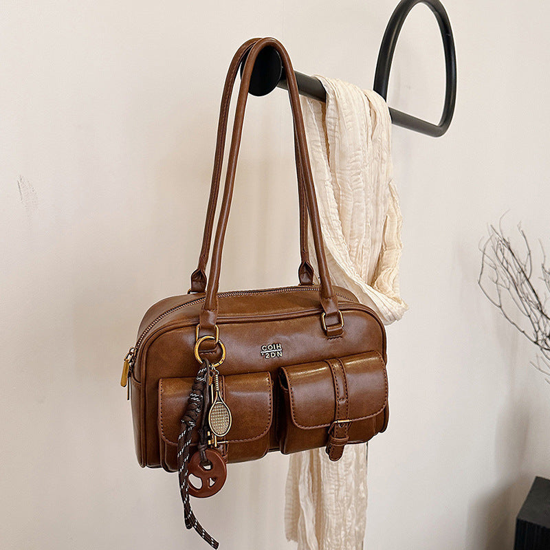 Retro Large Capacity Bag Women's Shoulder