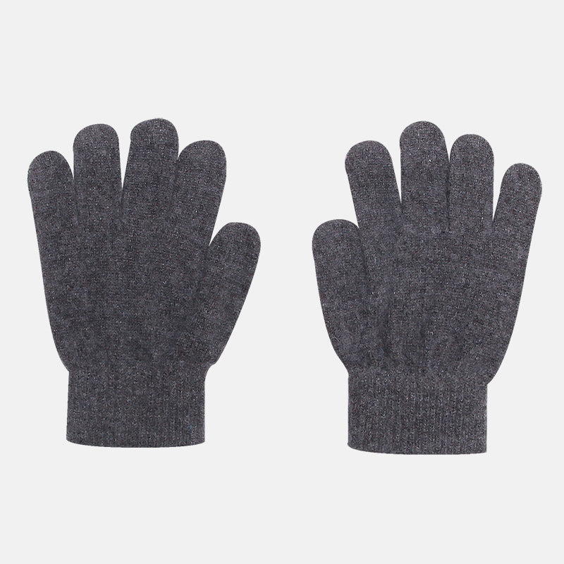 Rent Cashmere Femfingervanter til Børn Drenge og Piger