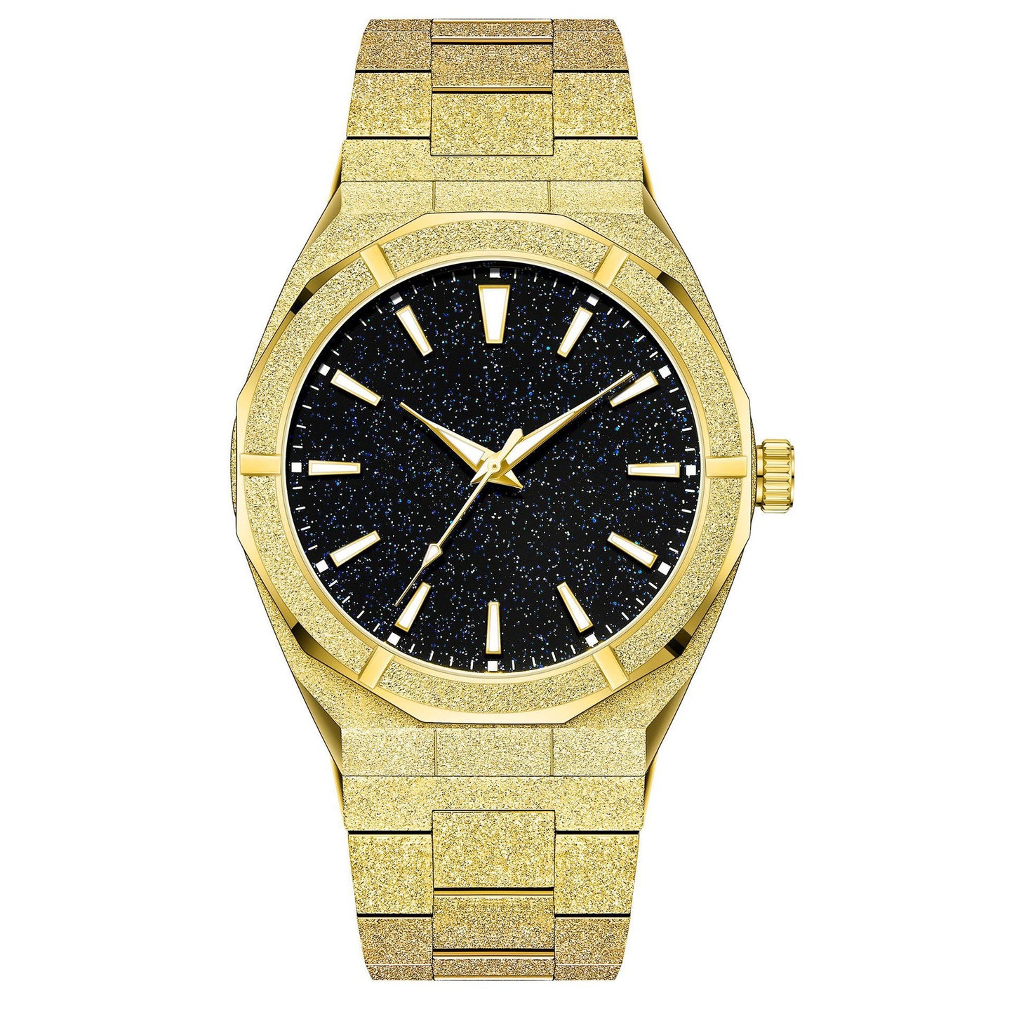 Business Men's Watch Stainless Steel Frosted Stainless Steel With Luminous
