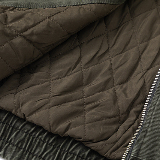 New Winter High Collar Warm Cotton-padded Clothes Short Puffer Jacket