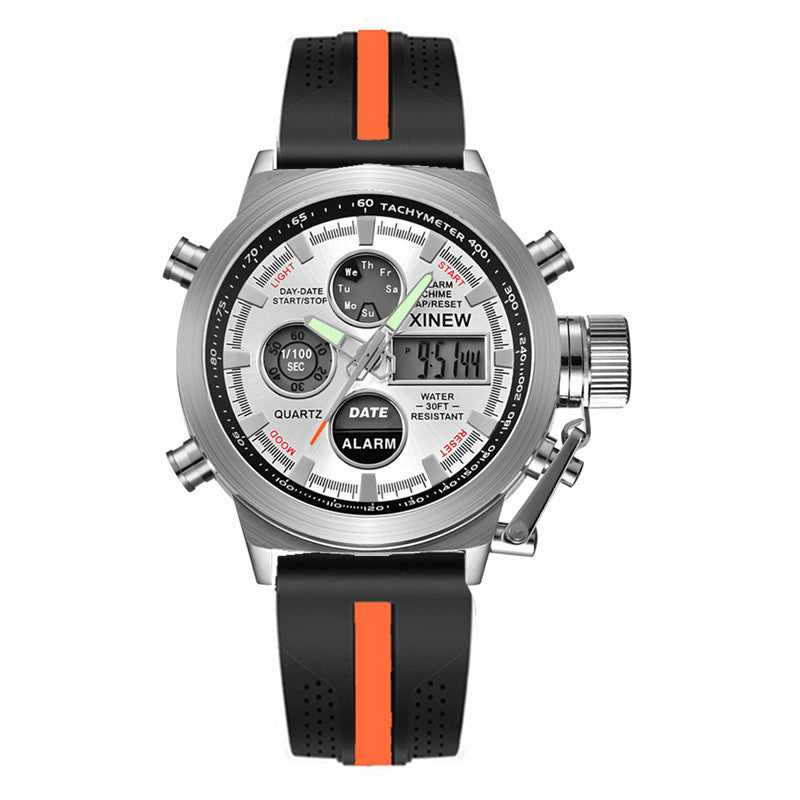 Men's Fashion Belt Multi-functional Watch