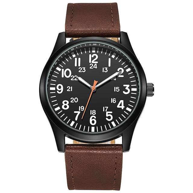Force Field Fabric Strap 24-hour Display Watch