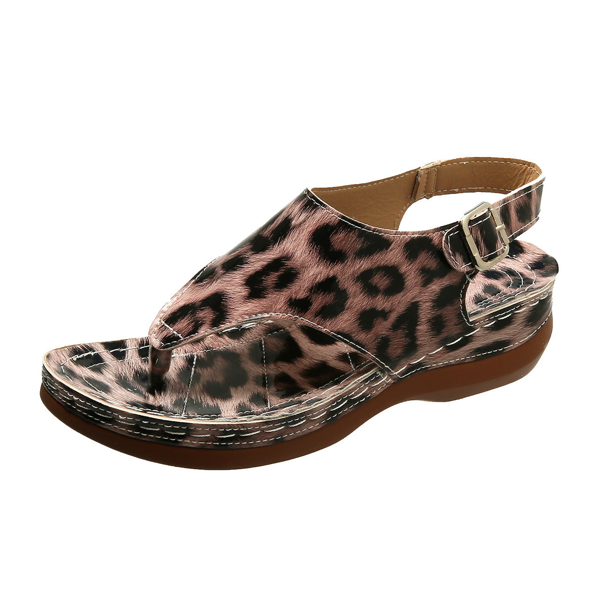 Round Head Thick Bottom Casual Buckle Beach Outdoor Sandals