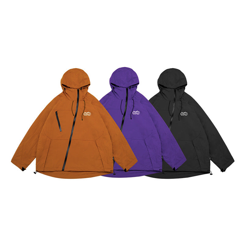 Japanese Brand Hooded Jacket Man