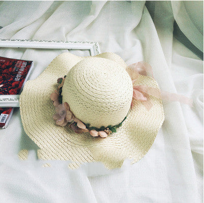 Women's Seaside Sun Protection Sun Grass Hat