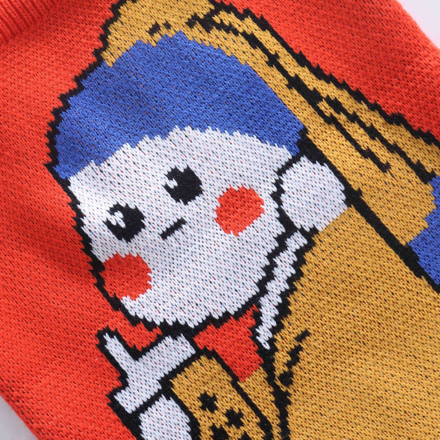 Girl Woven Bag Portable With Pearl Earrings