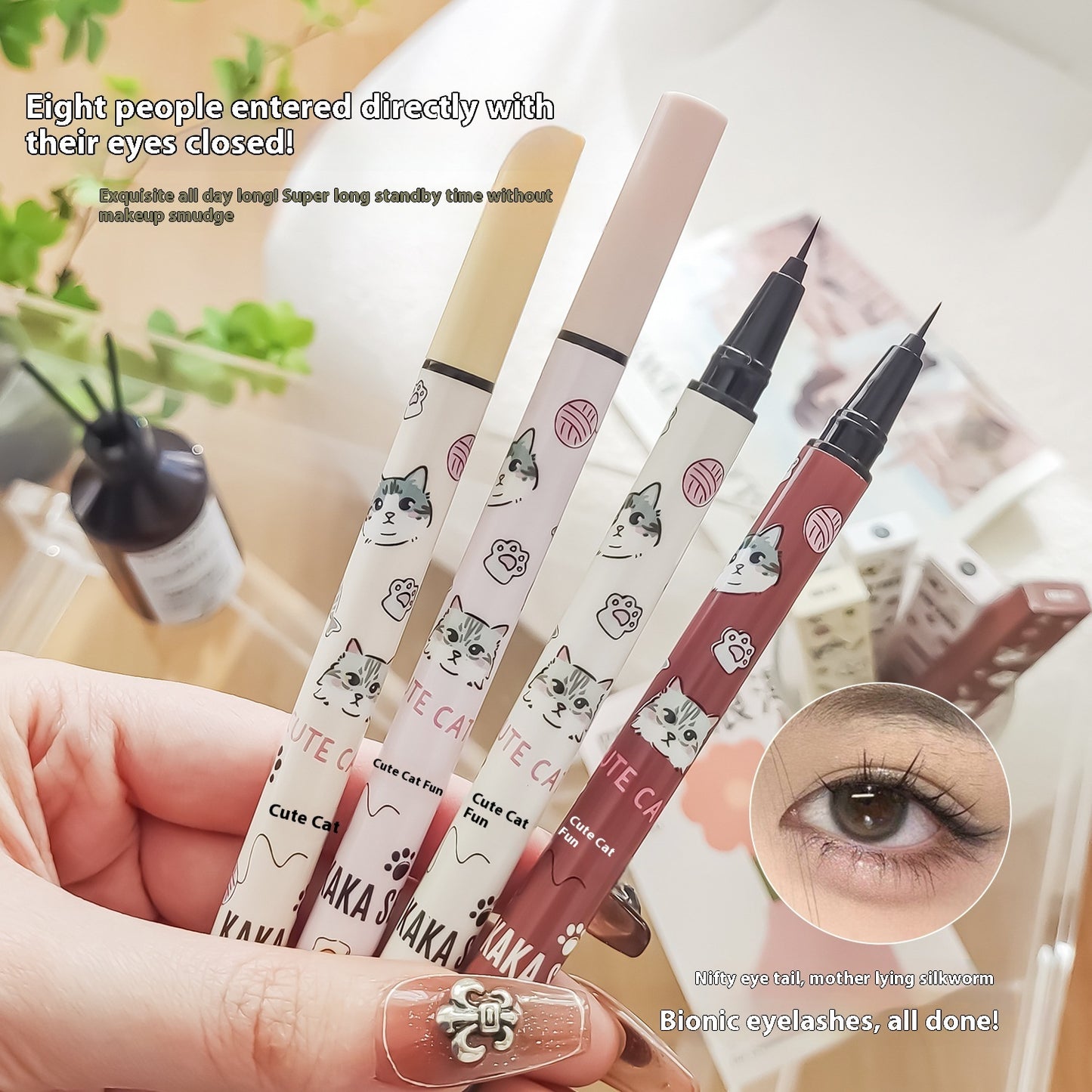 Eyeliner Eye Shadow Pen Extremely Thin Head Smooth And Durable