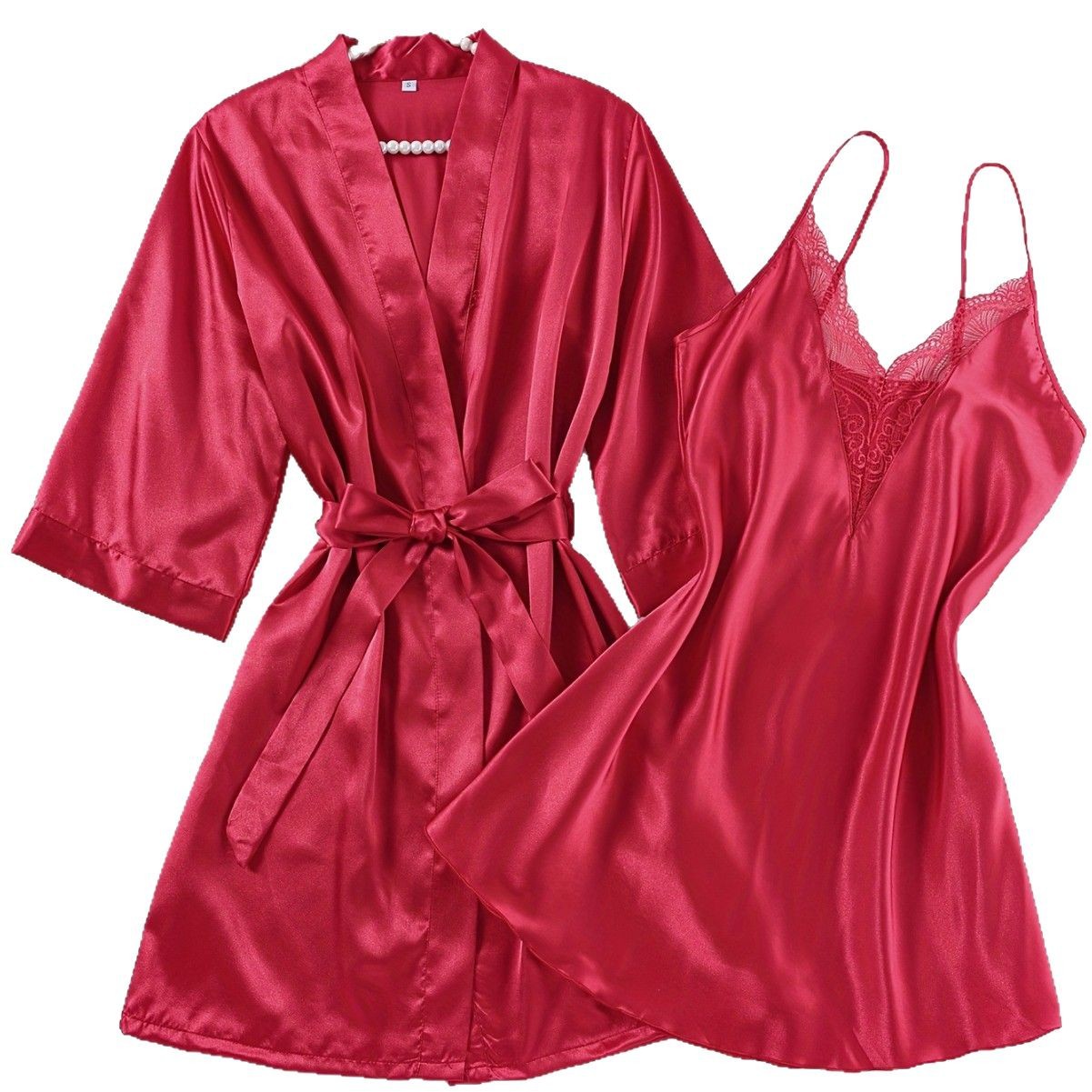 Womens Two-Piece Nightgown And Robe Set