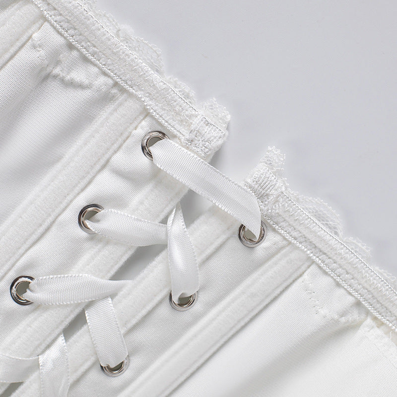 French Lace Womens Waist-Cinching Belt