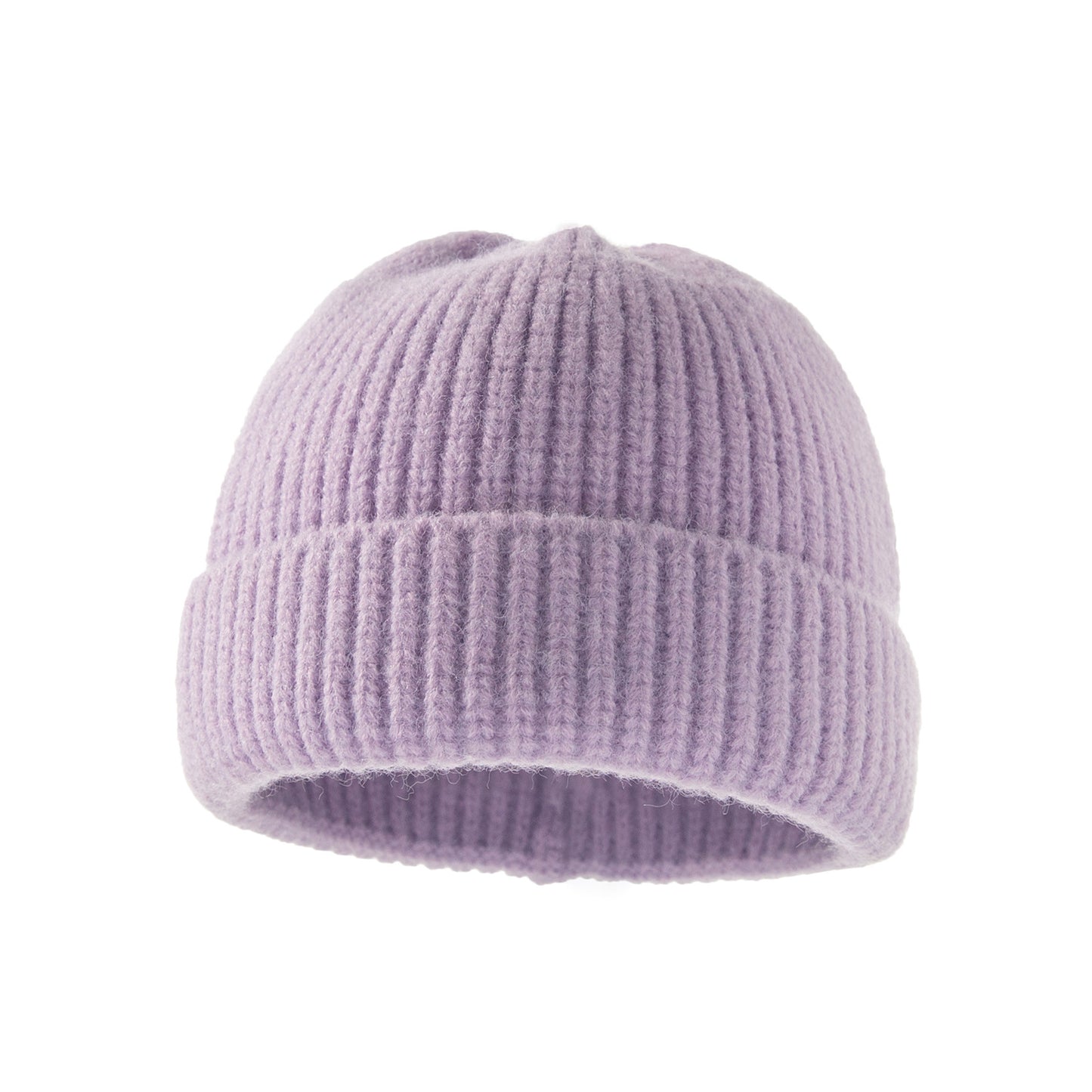 Autumn And Winter Acrylic Wool Warm Plain Hat
