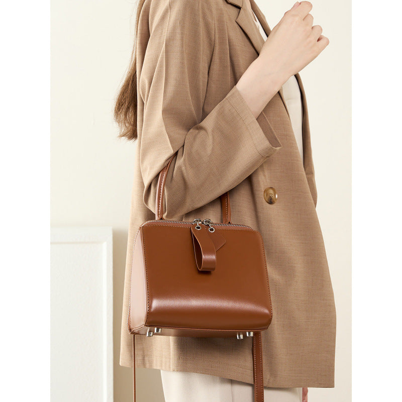 Versatile Leather Handbag New Popular