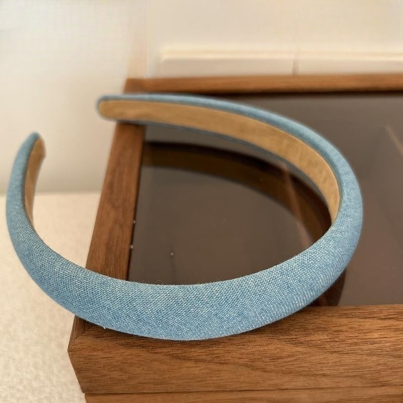 Women's Retro Minority Temperament Denim Fabric Headband