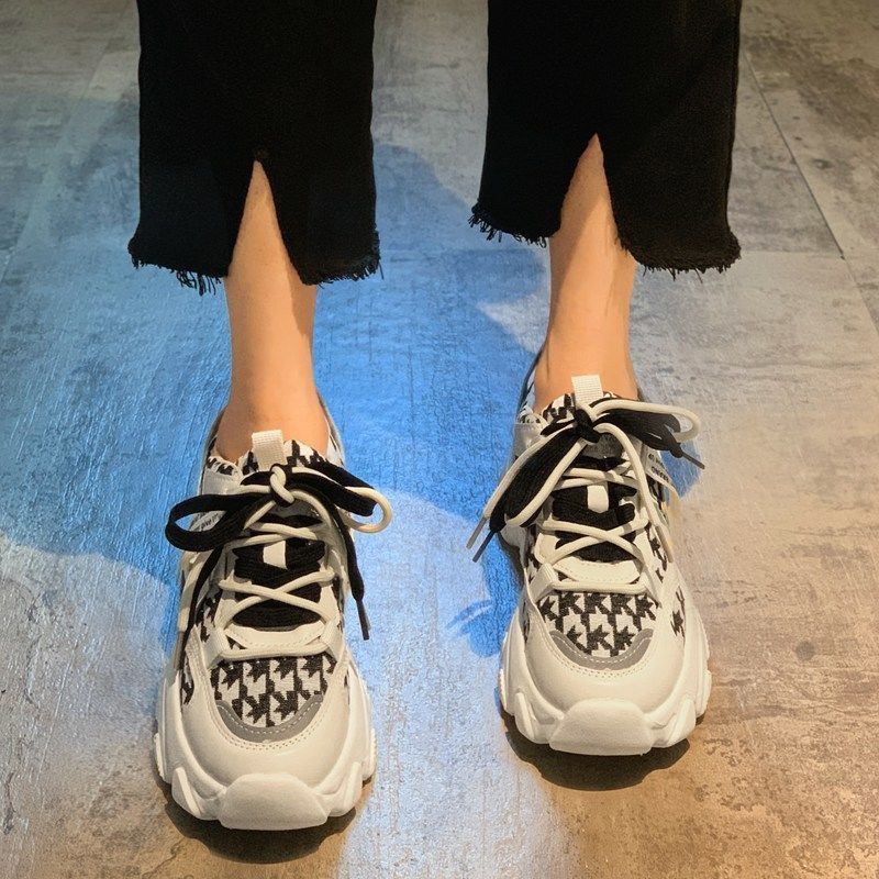 Clunky Casual Sports All-Match Platform Thick Bottom Shoes