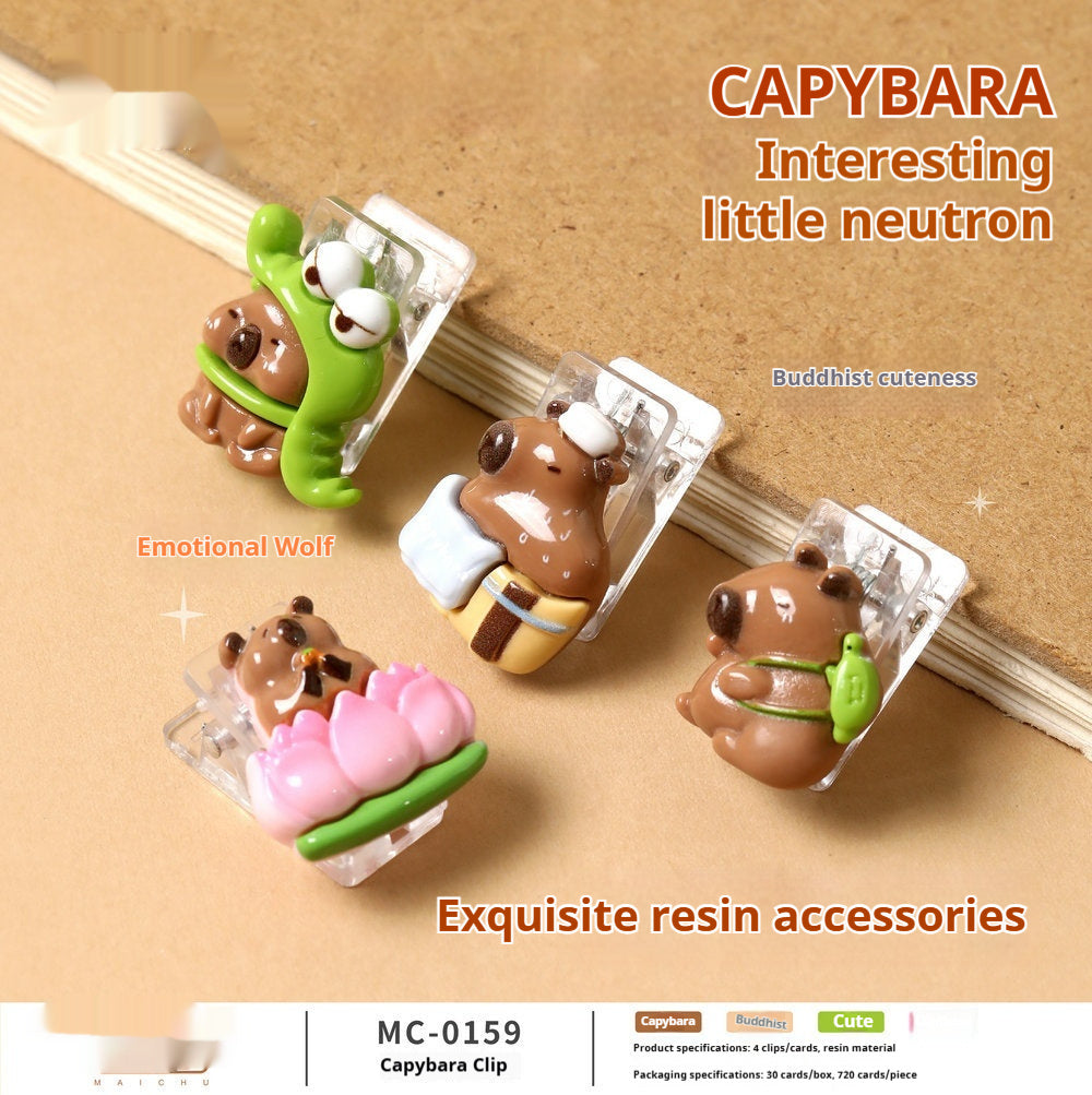 Cartoon Fashion Creative Portable Acrylic Barrettes