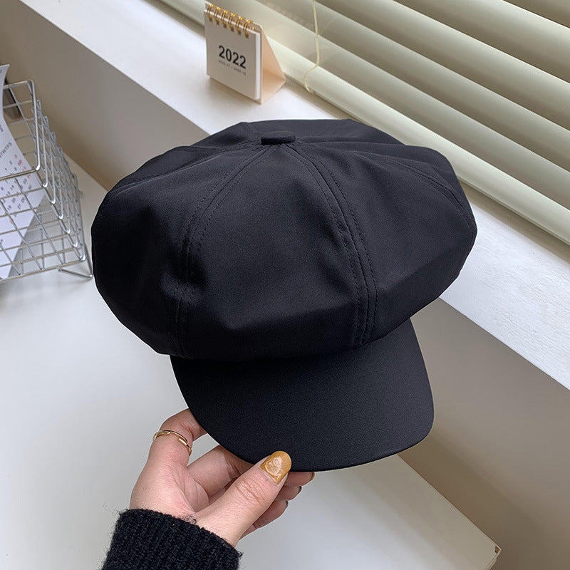 Octagonal Hat With Round Face For Slimming And Fashionable Look