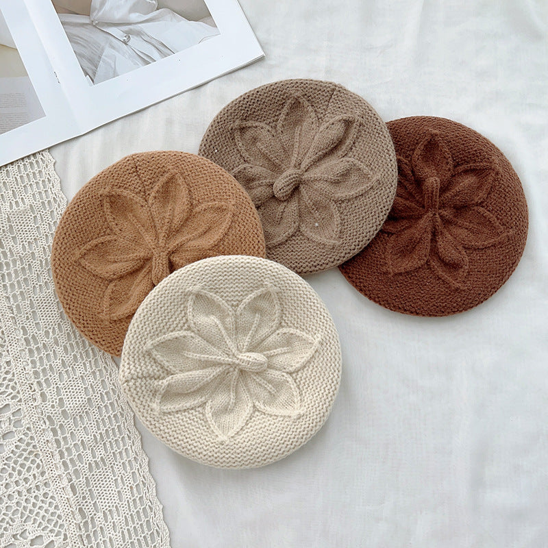Children's Solid Color Cap Western Style All-matching