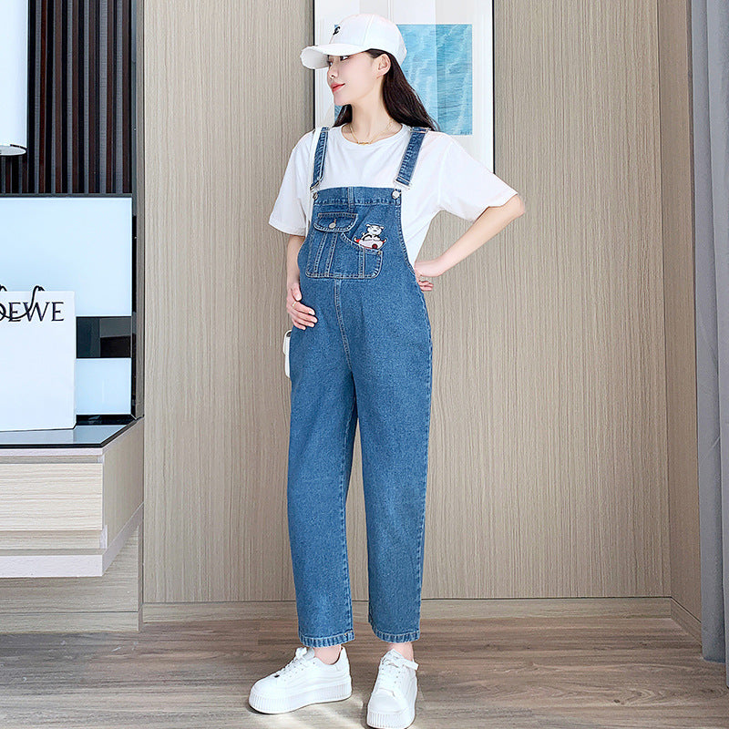 Maternity Overalls Spring And Autumn Fashion Loose-fitting Suitable For Outdoor Wear