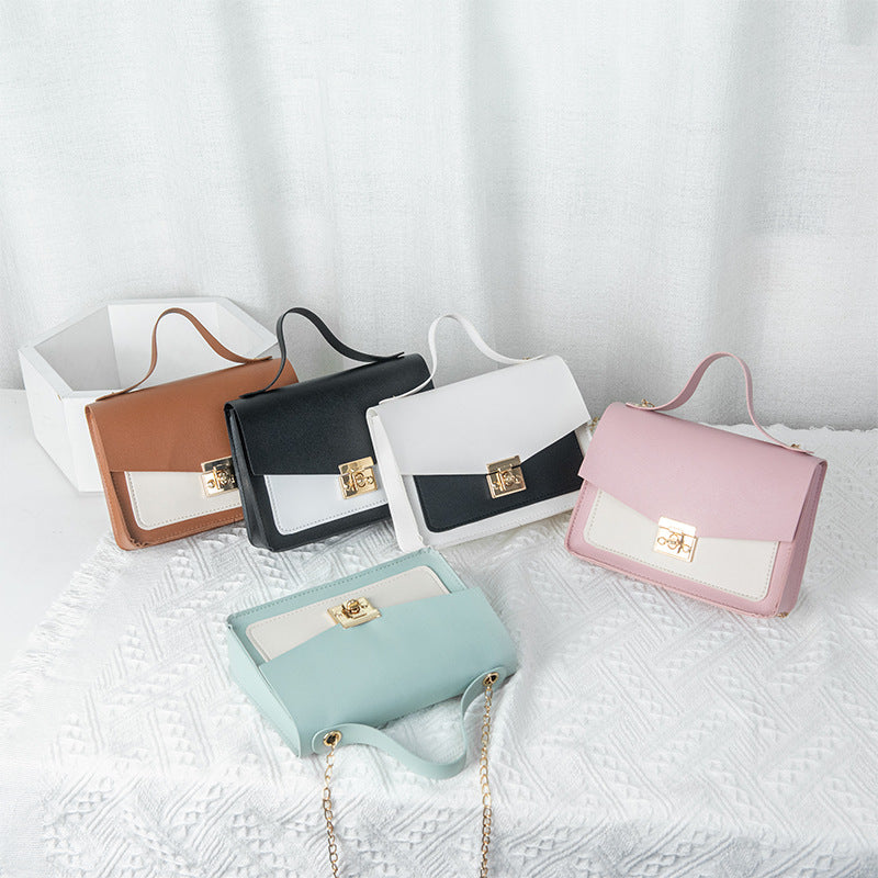 Fashion Chain Lock Shoulder Messenger Bag