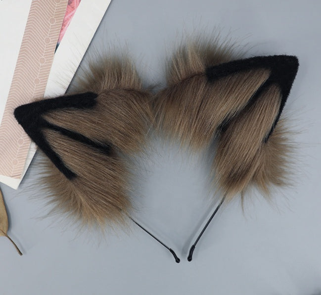 One Piece Dropshipping Handmade JK Headdress Lolita Headband Line Winder Fenille Cosplay Animal Ears Beast Tail Suit