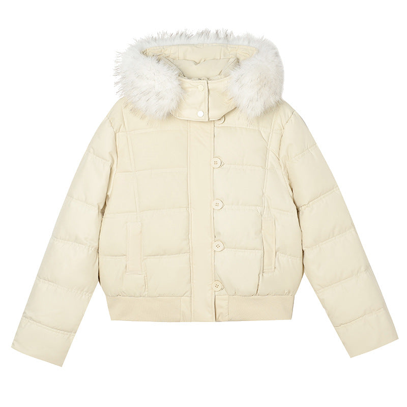 Workwear Parka Cotton-padded Clothes For Women Thick Warm Jacket