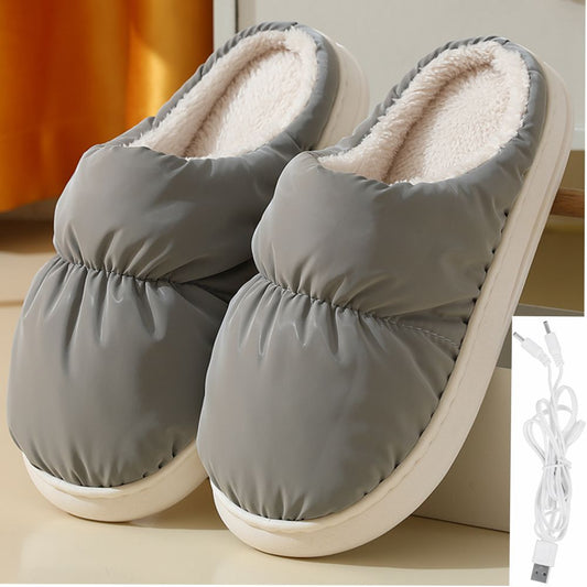 Nye USB-opvarmede dunslippers til kvinder