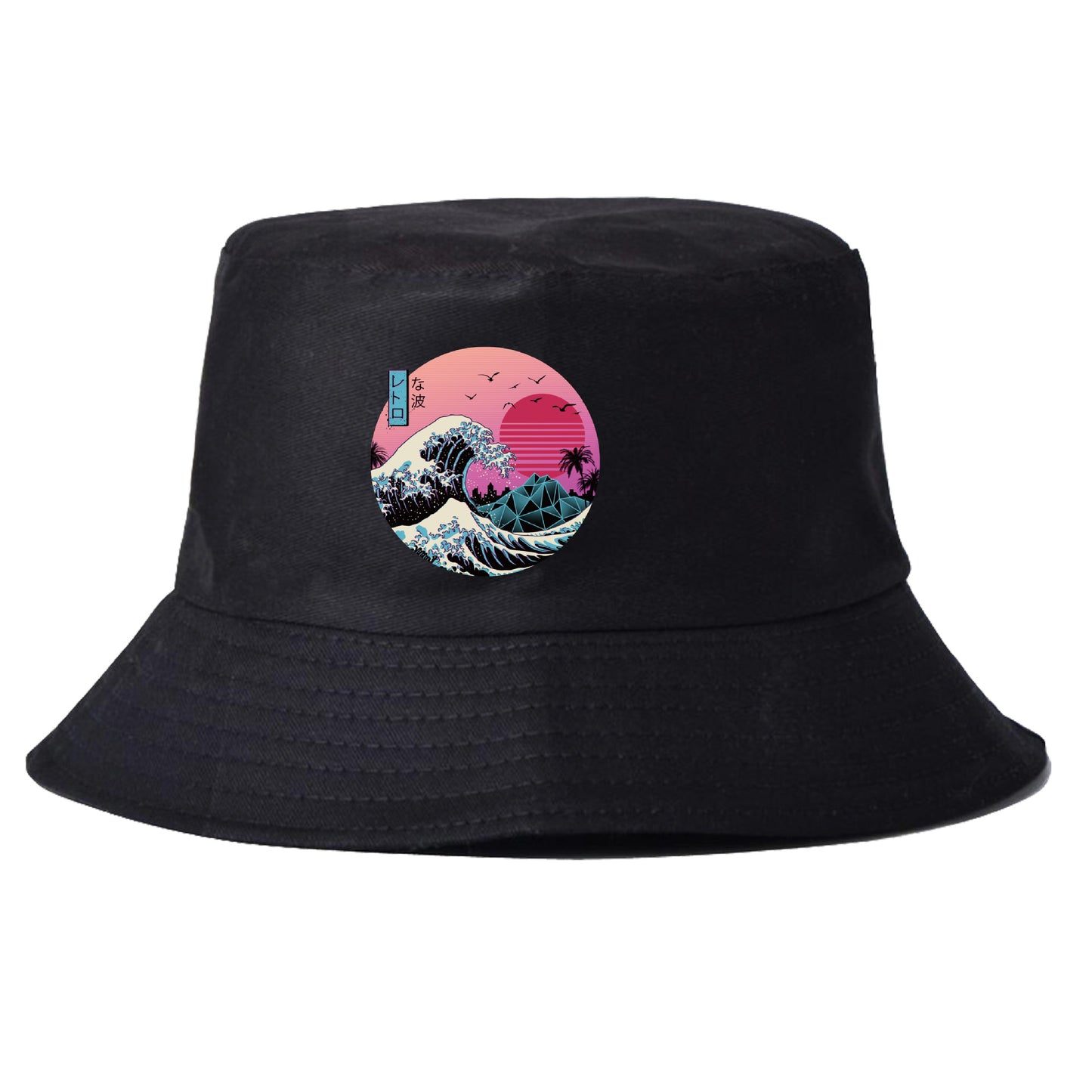 Print Casual Fisherman Hat Outdoor Sun Shade Hat