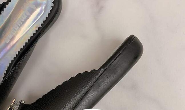 Fashion Women's Pearl Rhinestone Toe Half Slippers