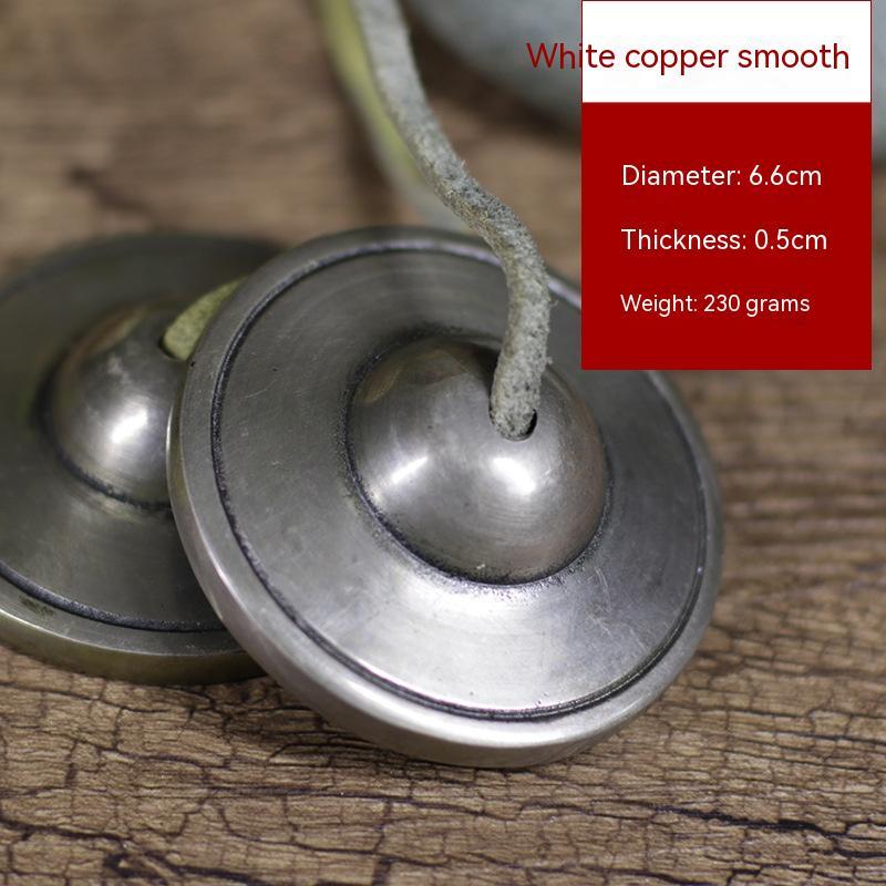 Nepal Percussion Instrument Tibetan Pure Copper Clip Bell Handmade Clip Bell Cymbals
