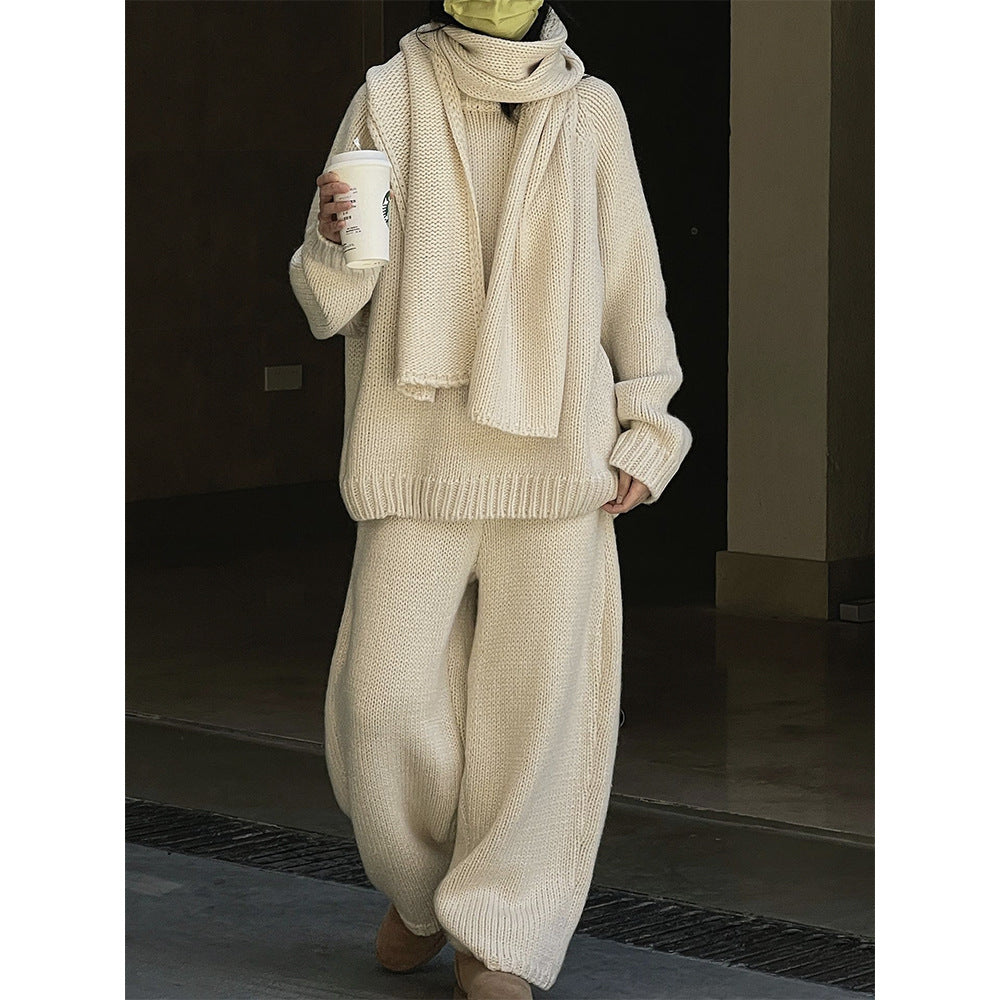 Winter New Thick Wool Line Pullover Sweater