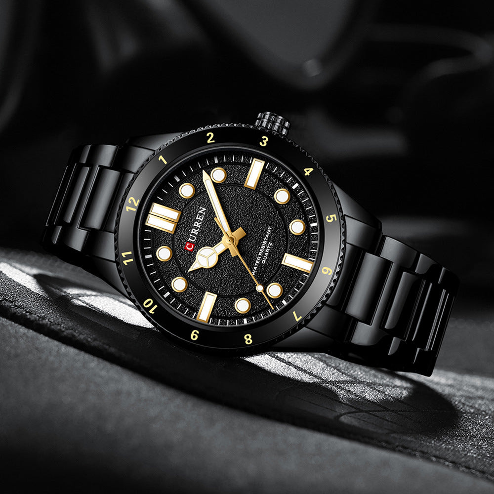 Men's Calendar Luminous Waterproof Quartz Watch