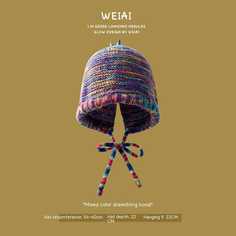 Dopamine Hat Women's Retro Knitted Warm
