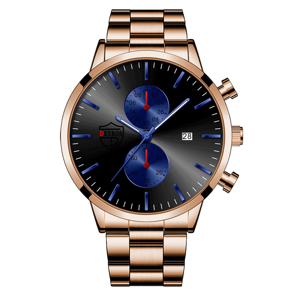 Men's Fashion Luminous Watch Stainless Steel