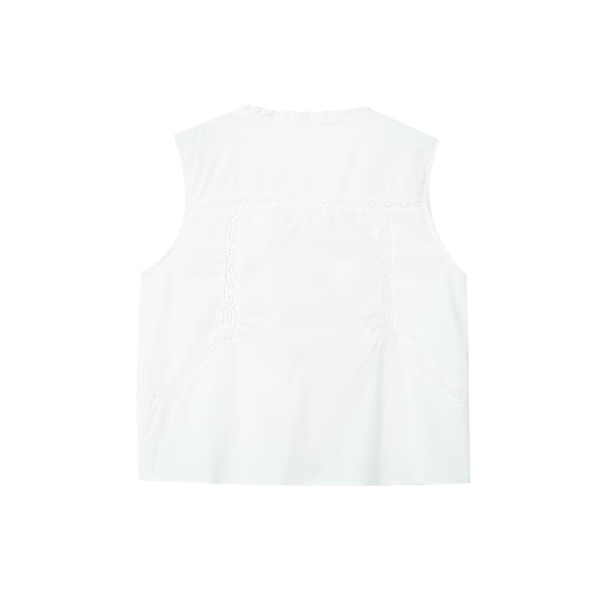 European And American Style French Fashion Design Sleeveless Versatile Top