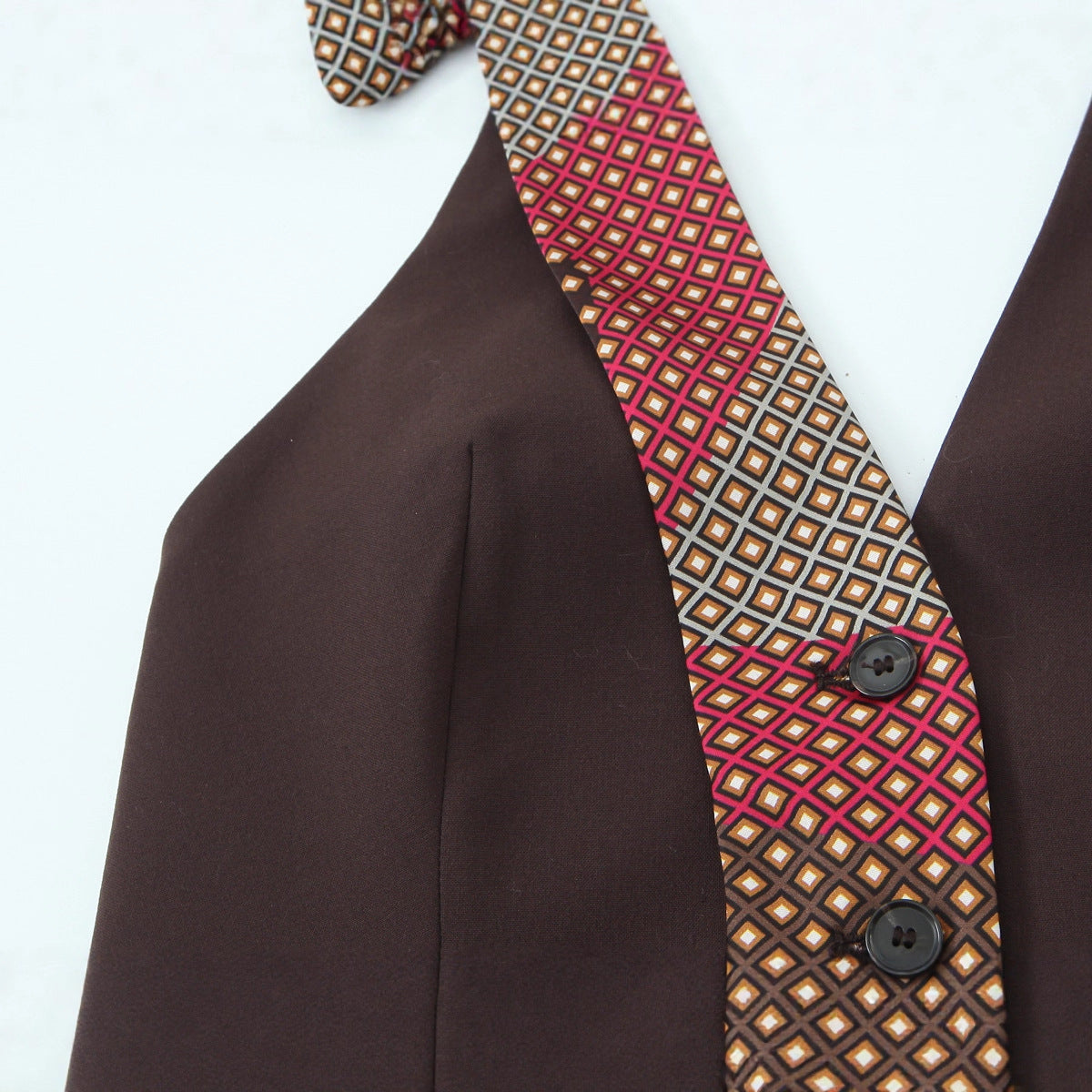 Women's Tie-clip Necklace Vest Top