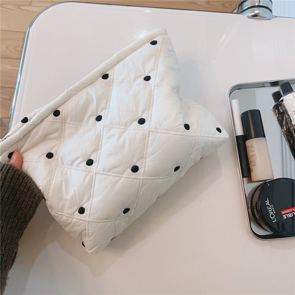 Women's Handbag Cosmetics Storage Bag Thick Soft