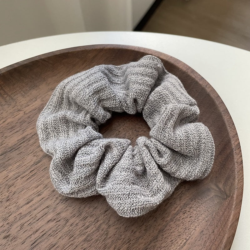 New Simple Knitting Large Intestine Hair Loop Accessories