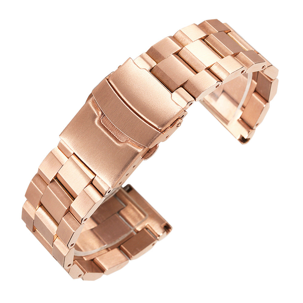 Ladder Type Stainless Steel Men's Steel Strap Watch Strap